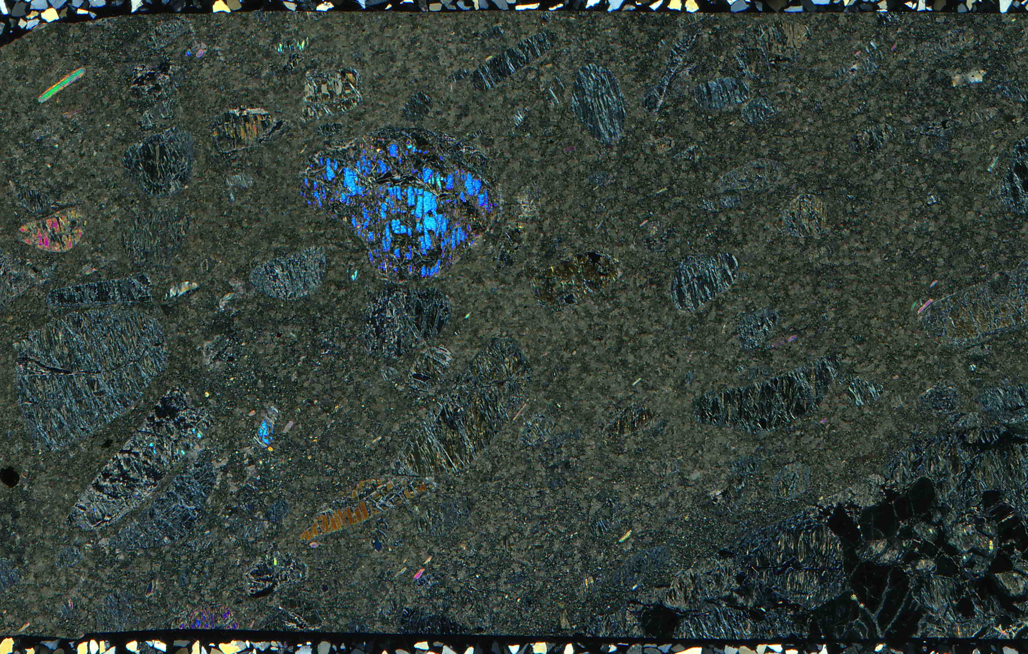 South Africa kimberlite in thin section