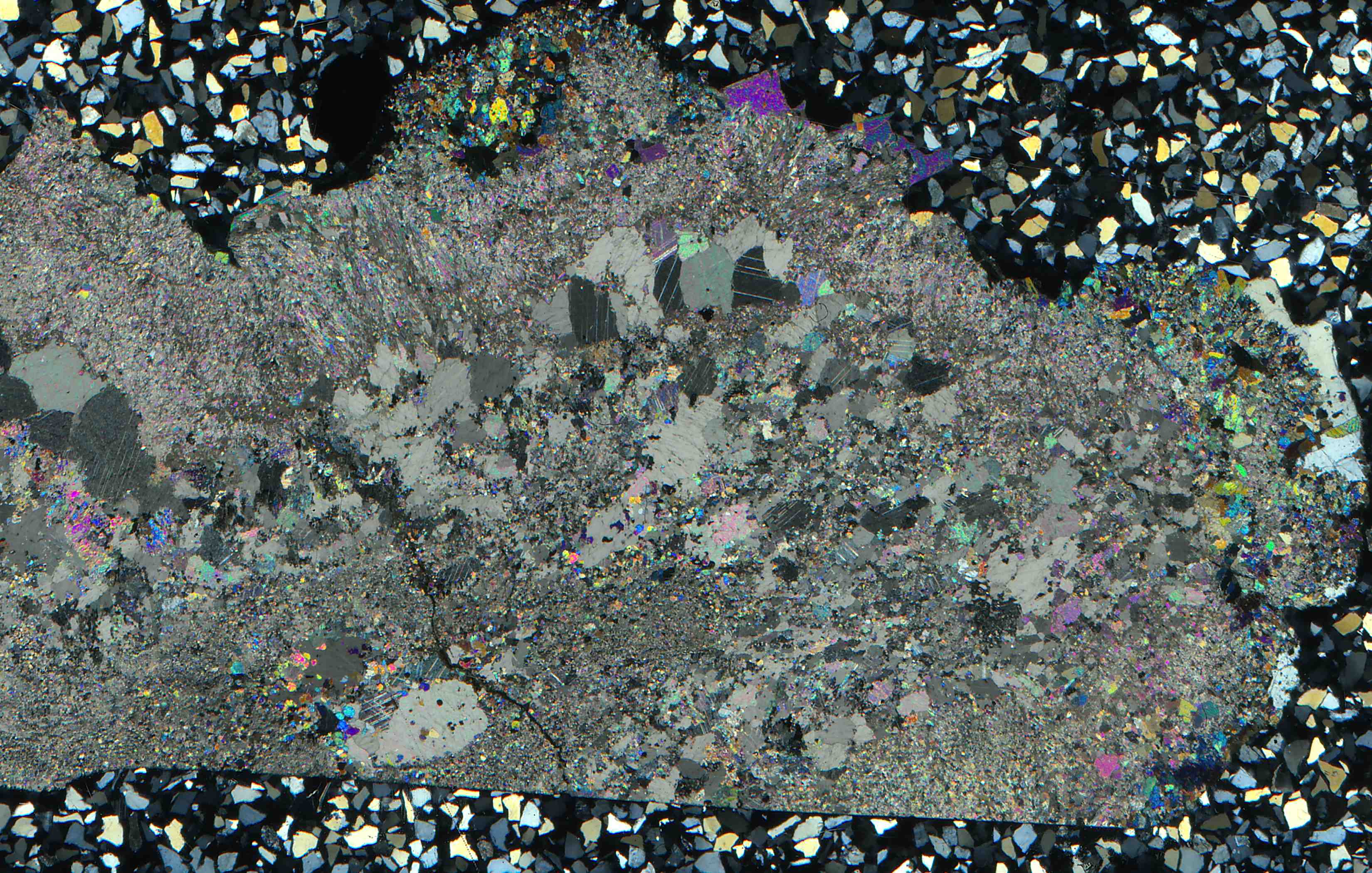 Monte Somma Italy meionite in thin section