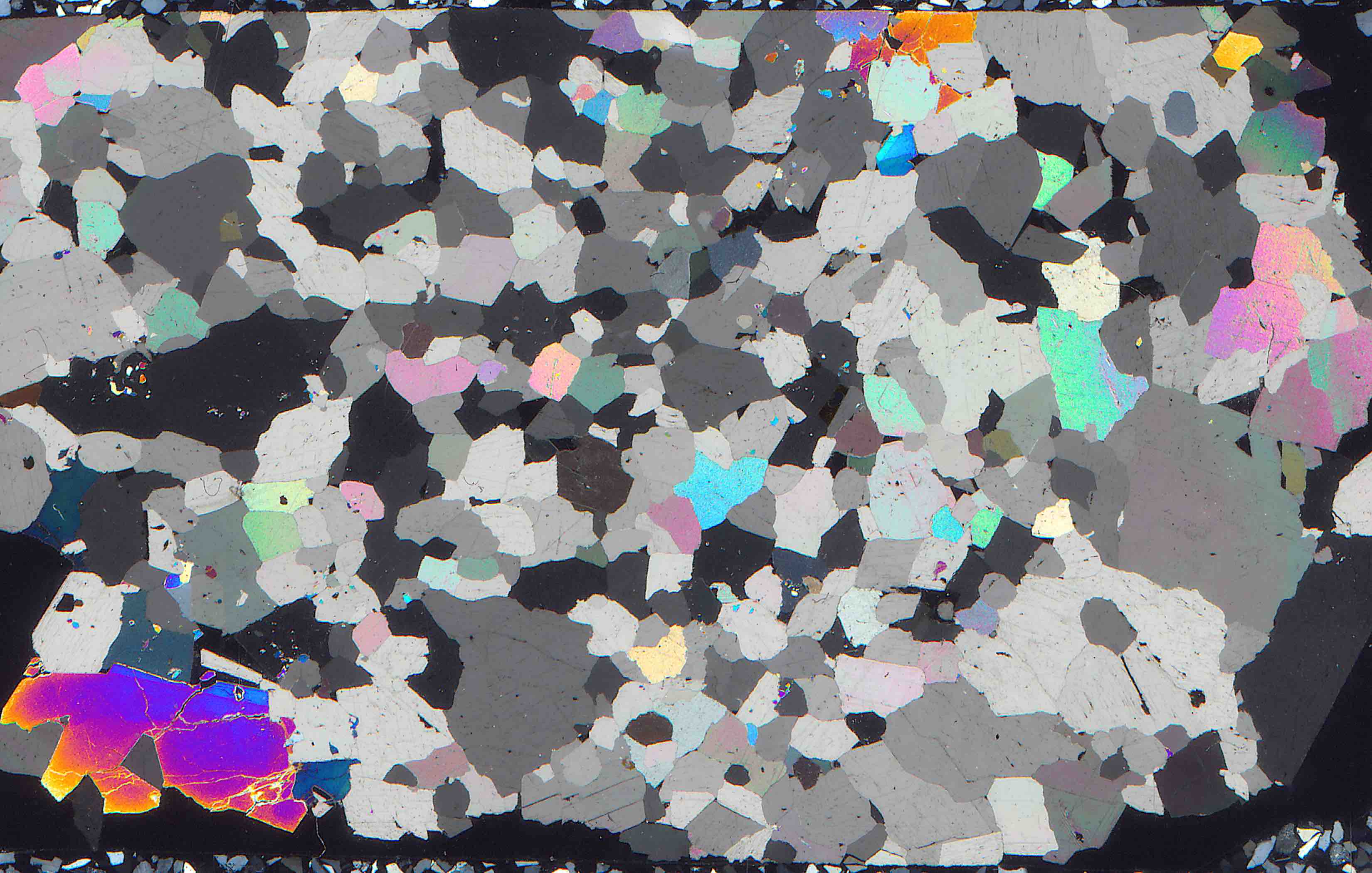 uvite and magnesite in thin section from Brumado Brazil