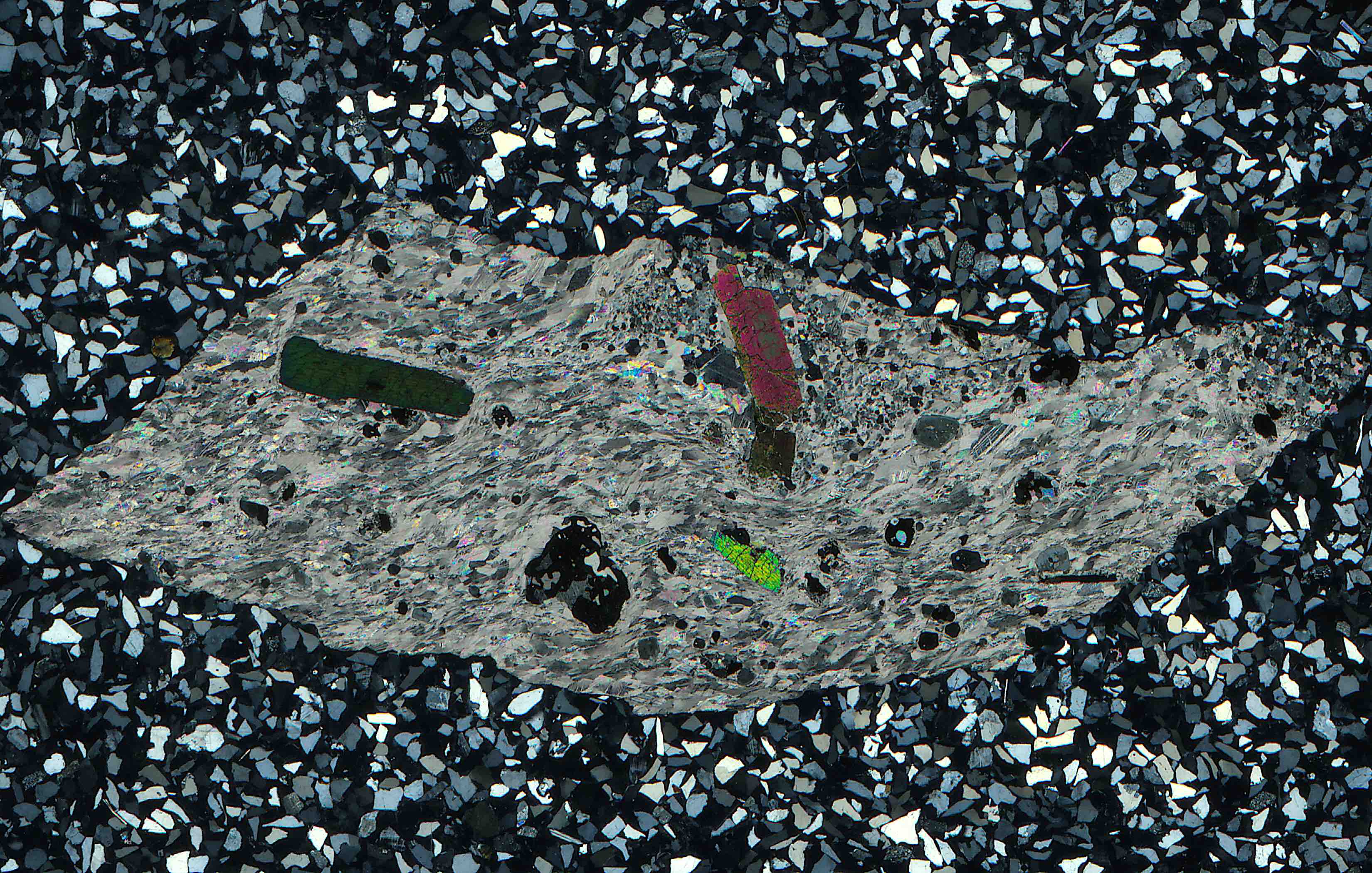 hibonite grossular vesuvianite in thin section