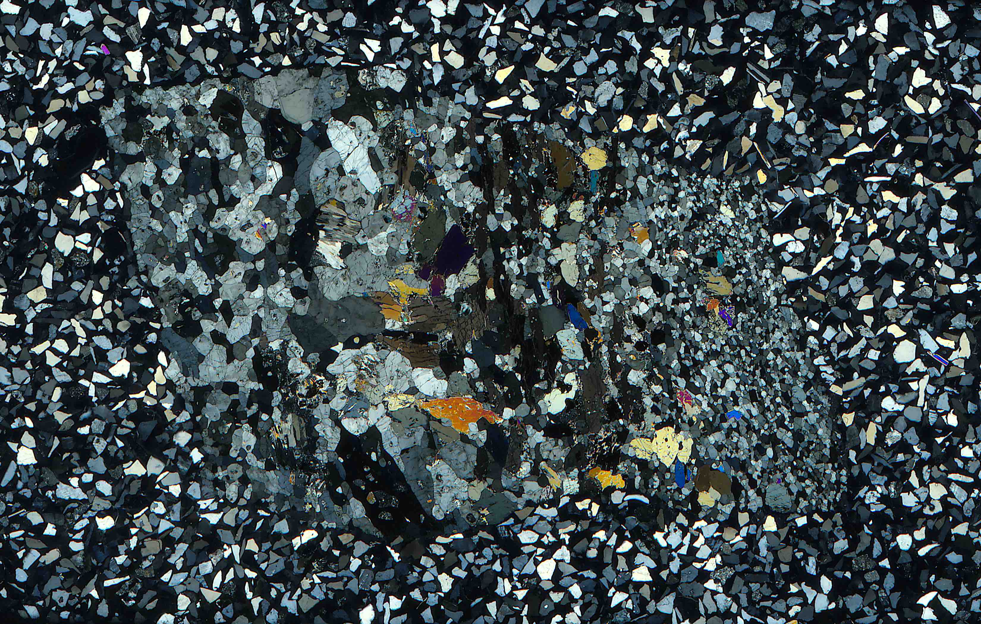 corundum zoisite pargasite and spinel in thin section