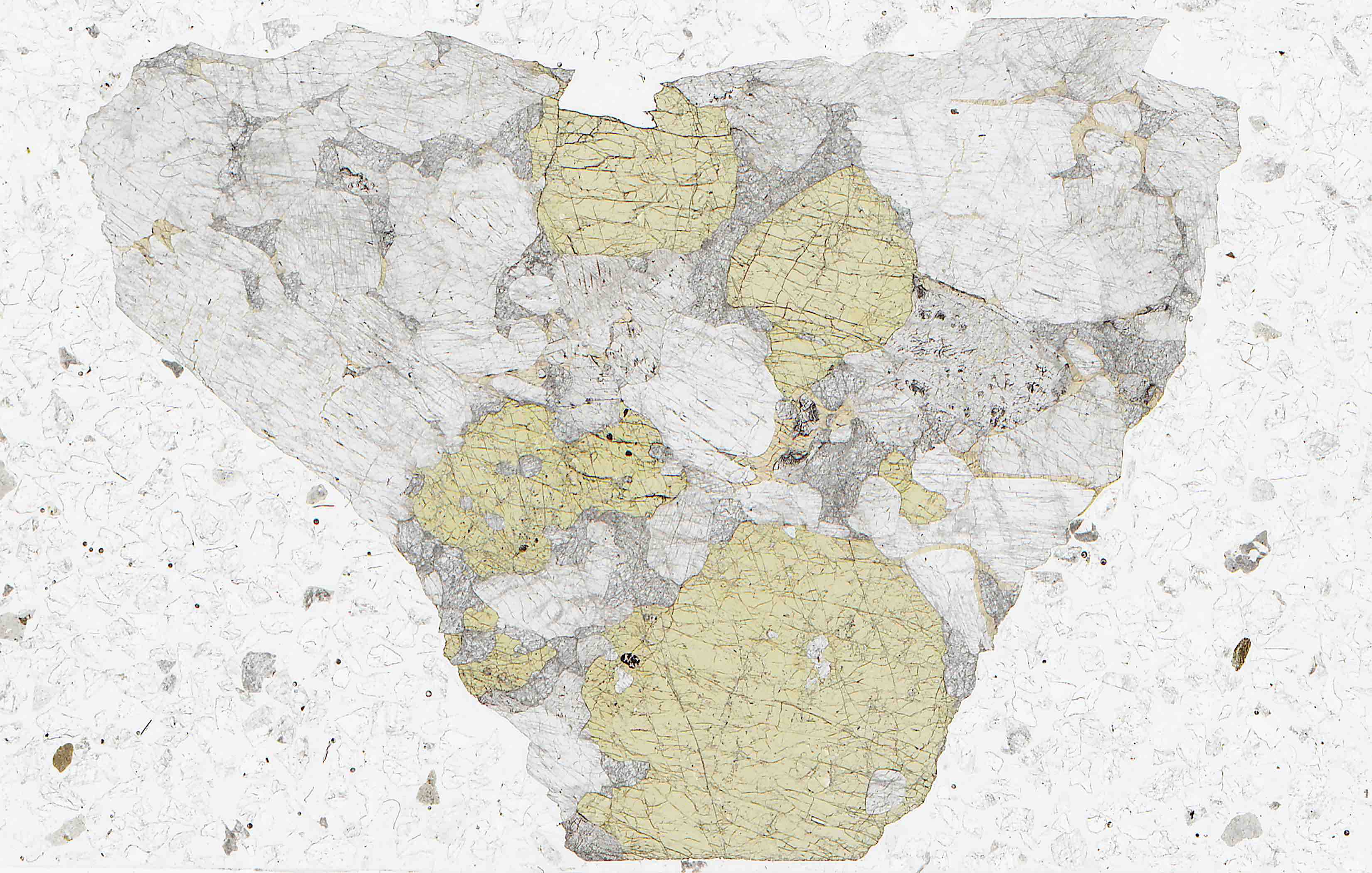 Franklin minerals in thin section